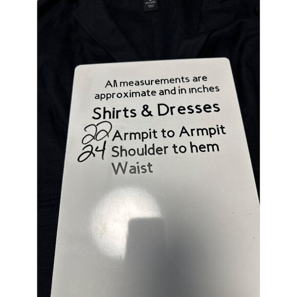 Lane Bryant Linen Blend 2-Button Black Lightweight Blazer Women's Size 18 - Picture 7 of 7